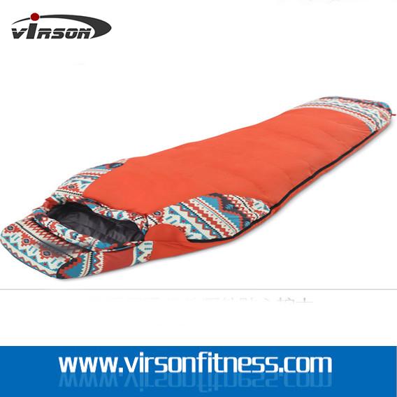 wholesale envelope sleeping bag Flannel Lined Cheap Sharp Sleeping Bag -15 Degree for adult camping
