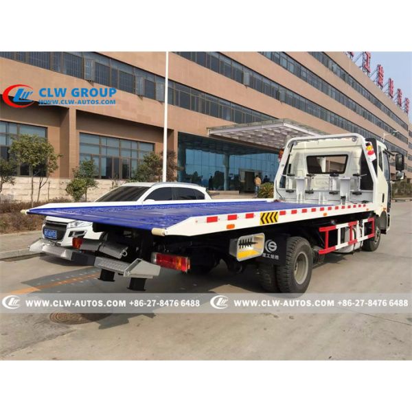 FAW 4X2 Flatbed Wrecker Towing Truck Rollback tow truck