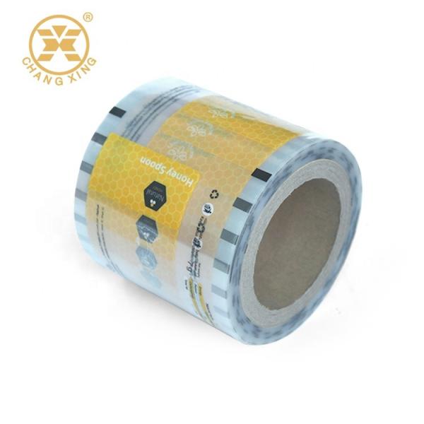 pacotes plásticos do rolo de filme de 76.2mm para empacotar Honey Packaging Metallized Film superior