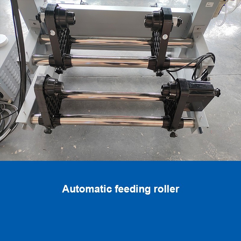High Productivity UV Sticker Printer with 3 TX800 Print Heads and 30cm UV Roller