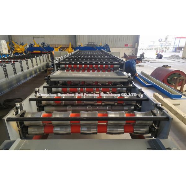 Крен ширины двойного слоя 15м/Мин 925ММ формируя машину