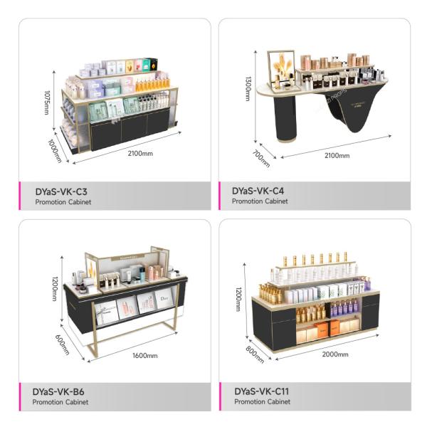 Makeup Display Stand Boutique Display Cabinet for Retail Display Showcase and Cosmetic Store Design