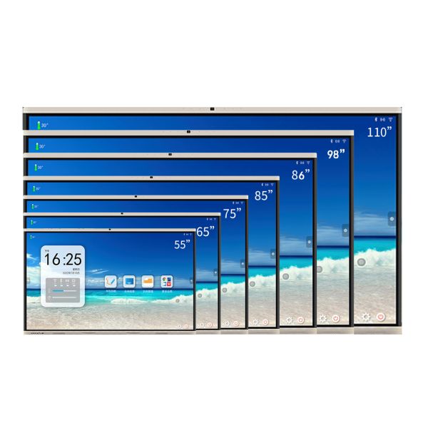 65-110 Inch 4K UHD Interactive Touch Whiteboard Wireless Cast For Office Collaboration