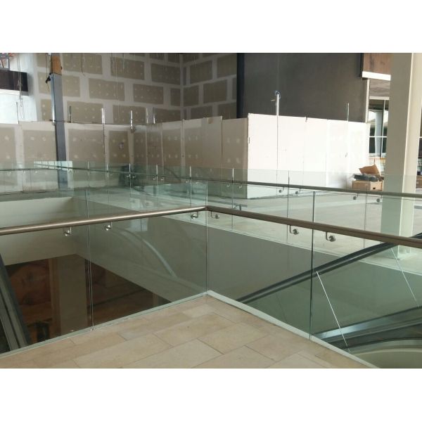 Handrail bracket glass to rail connector RS317, stainless steel 304,201, finishing satin or mirror