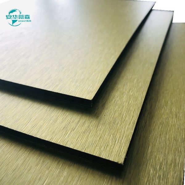Aluminum Composite Panel with High Impact Resistance and 1220mm Width Brushed ACP