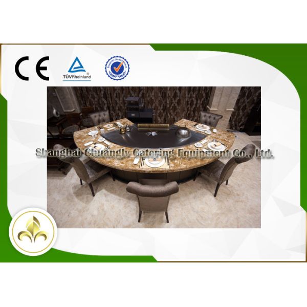 Коммерчески гриль электрических/газа теппаньяки подгонянный с осадителем перегар