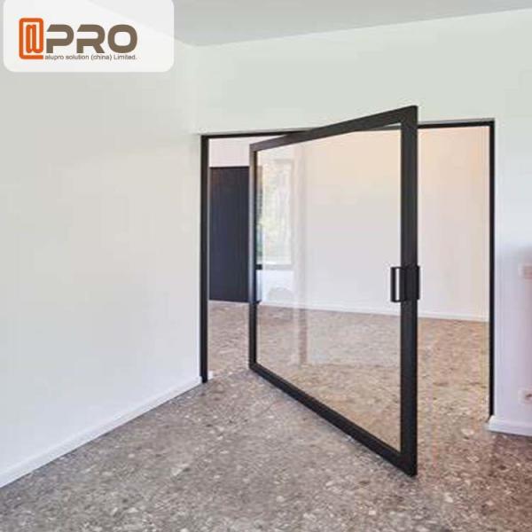 Outward Opening Entry Pivot Doors Thermal Insulated Aluminum Frame modern pivot door Pivot front door