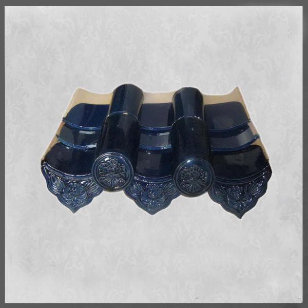 Pagoda Chinese Glazed Roof Tiles Glossy Villa Drip Decorative Roof Tiles