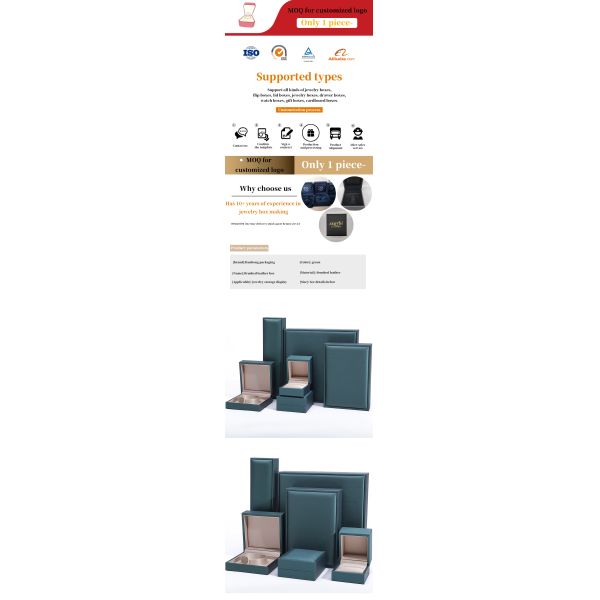 Double Layer Pu Leather Jewelry Box , Jewelry Storage Case Abrasion Proof Customizable