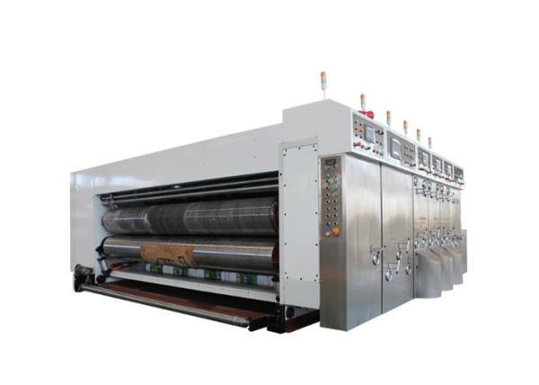 Fully Automatic Corrugated Flexo Printing Machine , Rotary Die Cutting Equipment