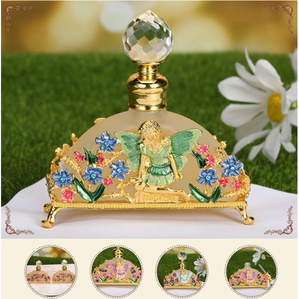 botella de aceite esencial de cristal 20ml con estilo árabe del dropper