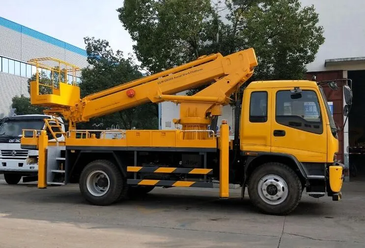 16m - 38m Telescopic Boom Overhead Working Truck Man Lift Aerial Lift Work Trucks