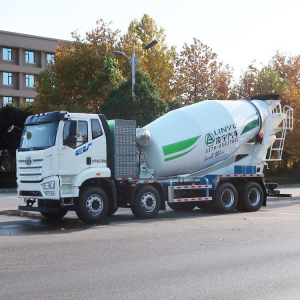 Mistura com CIMC LINYU 16cbm Elétrico auto-carregamento móvel caminhão de mistura de cimento de concreto