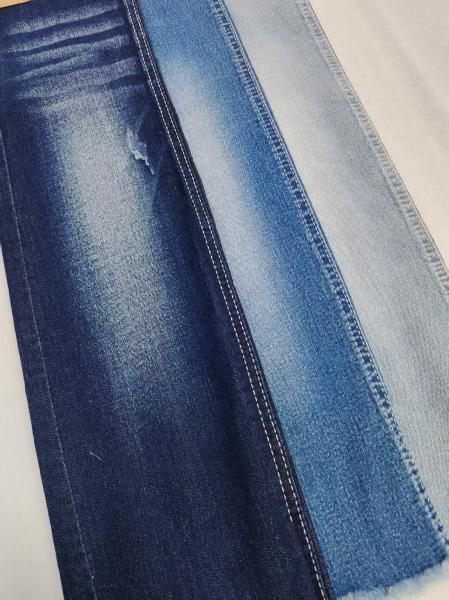Woven 8.5oz High Spandex  Twill Style Denim Fabric 10S For Jeans Ready Stock