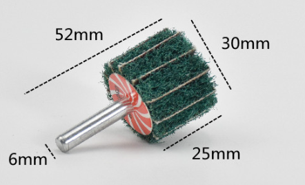 Green Shaft Grinding Flap Wheel Discs 20mm 25mm 30mm 40mm 50mm 60mm 80mm 100mm