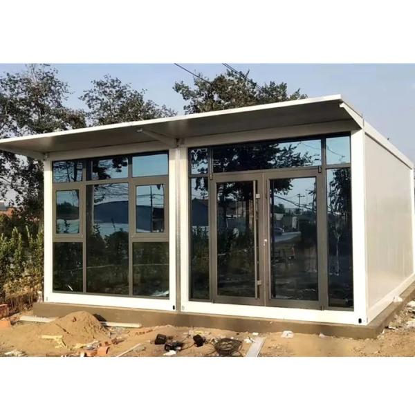 3 quartos Casa pré-fabricada com sala de estar e casa de banho Vilas pré-fabricadas Casas modernas de luxo Design em aço