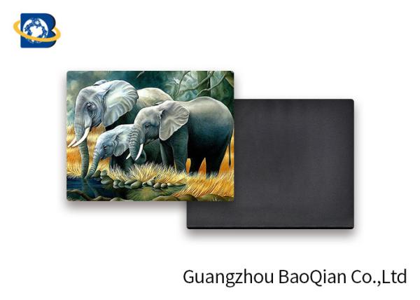 Custom Animal 3D Fridge Lenticular Magnet PET Material Thickness 0.6mm SGS Approval