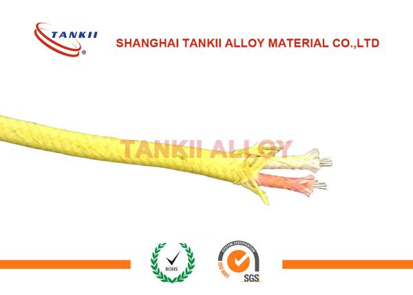 Fibre de verre de thermocouple/type vitreux du câble K, norme ANSI 96,1 d'isolation de silice
