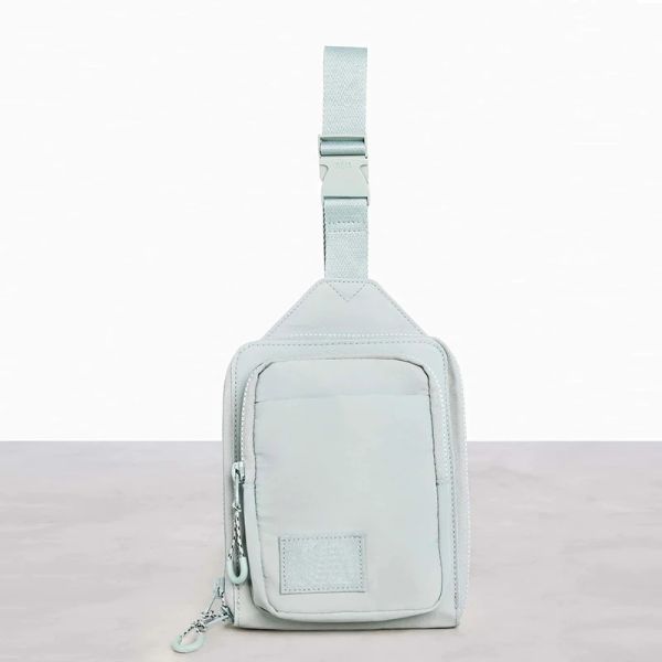 Custom Logo Messenger Mini Nylon Water Bottle Carrier Cross Chest Bag Acceptable OEM/ODM