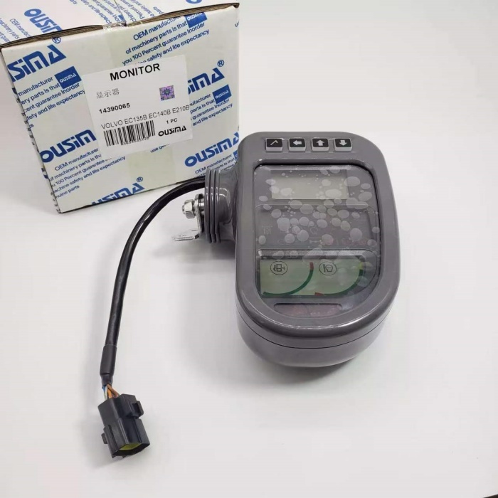 Excavator Monitor 14390065 Display For EC135B EC140B E210B EC160B EC180B