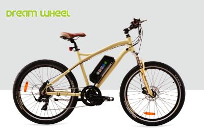 7 Speed Electric Mountain Bicycle 32km/H , 26 Inch Electric Mountain Bike Mid Gear Motor