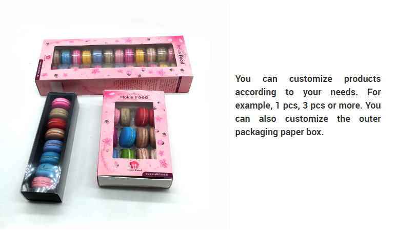 Коробки подноса ясности Macaron 6 пакетов поднос шоколада изготовленной на заказ Recyclable пластиковый