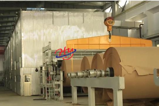 4300mm Carton Kraft Paper Making Machine 180m/Min High Grade Wood Chips/Wheat Stalks
