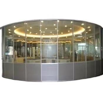 Waterproof Single Glazed Curtain Wall Aluminium Glass Facade Systems