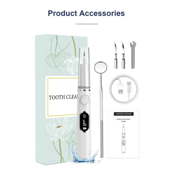 Переносное путешествие Ультразвуковое калькулирование Удаление пятен Зубной камень Ультразвуковое очиститель зубов