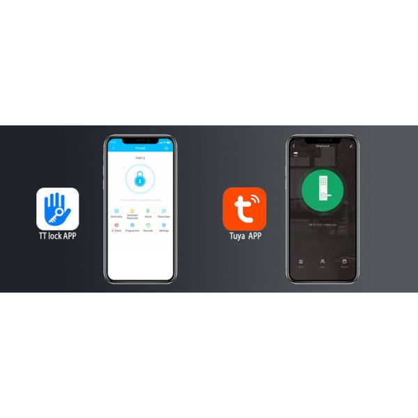 35mm-50mm Anti Theft Intelligent Electronic Lock Tuya Fingerprint Lock