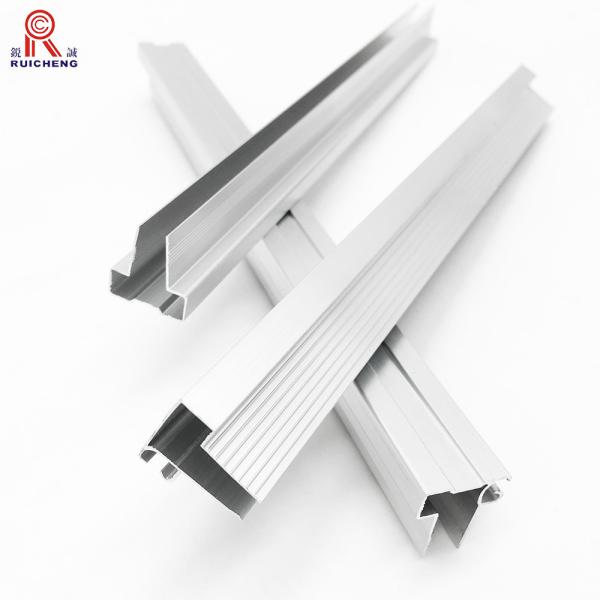 OEM Aluminum Extrusion Profile Silver Aluminum Frame Profile For Whiteboard Silding