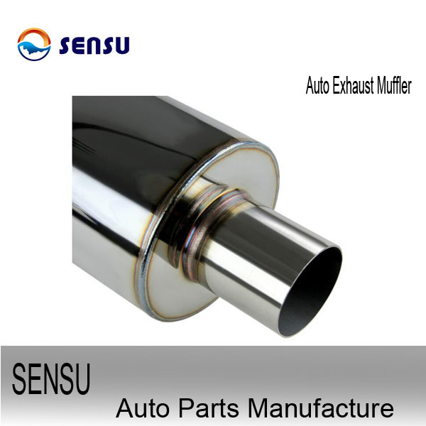 OEM Aluminized Steel Car Exhaust Silencer Parts Auto Exhaust Pipe Muffler