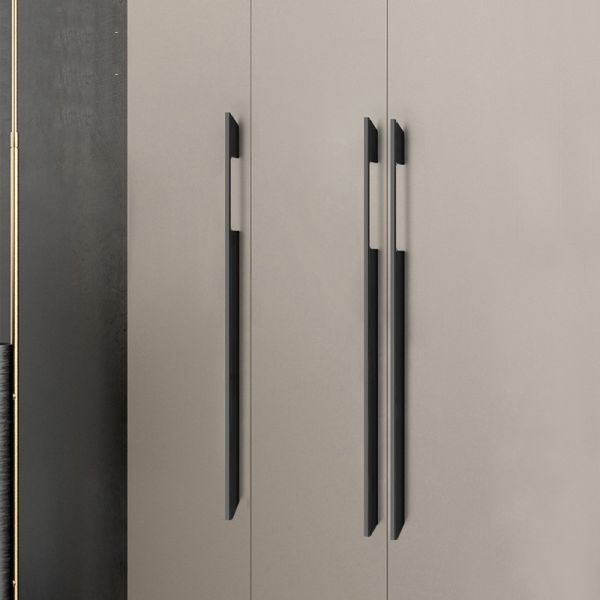 украшение черного золота ручек шкафа 192mm алюминиевое длинное для шкафа