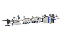 Máquina de plegado de folletos farmacéuticos de alta velocidad 600 mm con etiquetado 600TS / 480TS