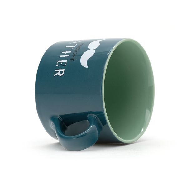 Креативная керамическая кофейная кружка 10 унций каменная кружка на заказ для папы