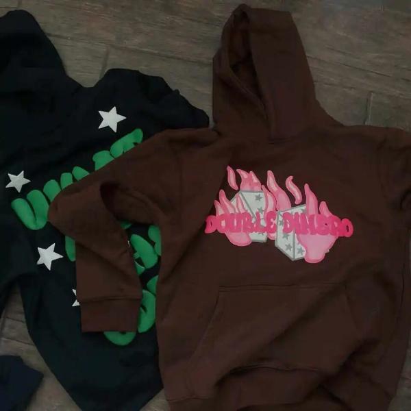                  Custom Men Hooded Sweatshirt High Quality Heavy French Terry Cotton Pullover 3D Foam Screen Puff Printing Unisex Hoodie             