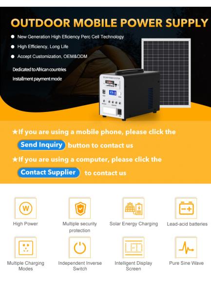 128WH Lifepo4 Solar Generator For Camping Outdoor Solar Panel Power Station