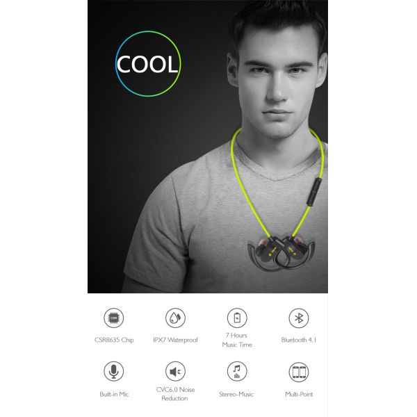 Headphones Bluetooth Headphone Audifonos Bluetooth Headphones Sports Sweatproof For Running iphone Samsung Android Phone