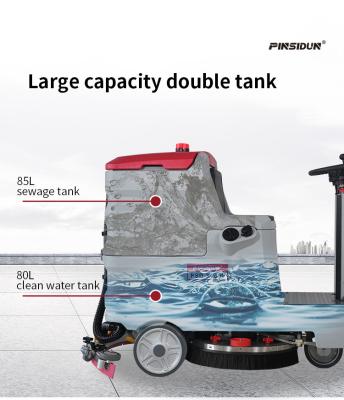 24VDC Sweeper Scrubber Floor Scrubbing Equipment For Industrial