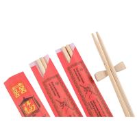 Des baguettes en bambou à usage unique pour les restaurants à distance, des baguettes rondes, des baguettes en papier.