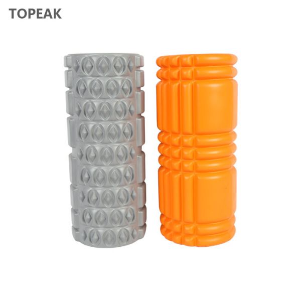 Small Yoga Grid Foam Roller Massage 33 Cm Orange Black Red Blue