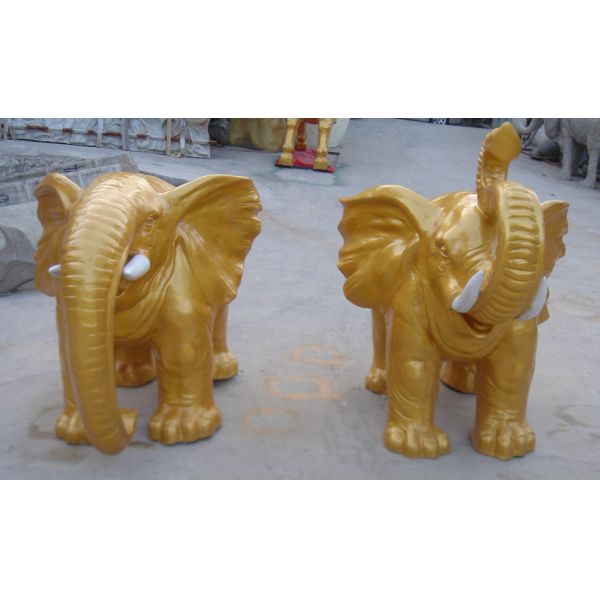 2014 горячая продажа водонепроницаемая стекловолокна статуя слона