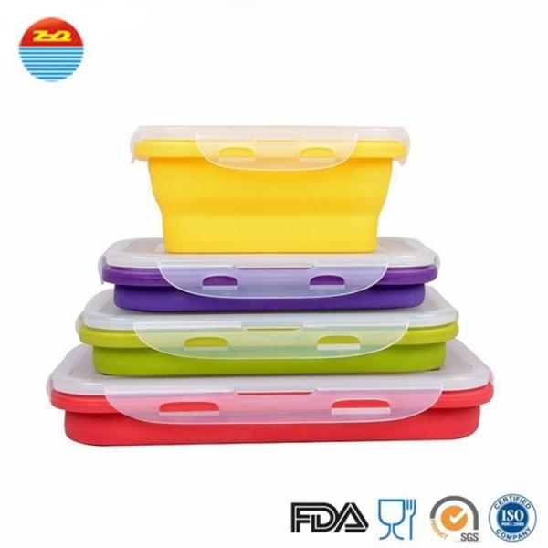 The Best Cool Collapsible Personalized Boys And Girls Silicone Toddler Lunch Box Food Containers With Cover