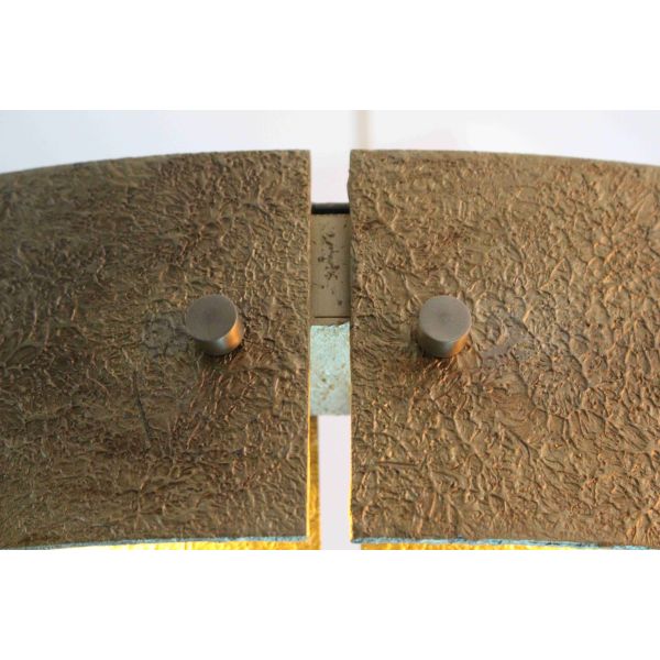 Chandelier à plafond de cristal en chrome poli