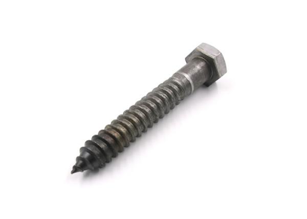 5 Inch Long Steel Wood Screws , Field Construction Structure Hex Lag Bolts