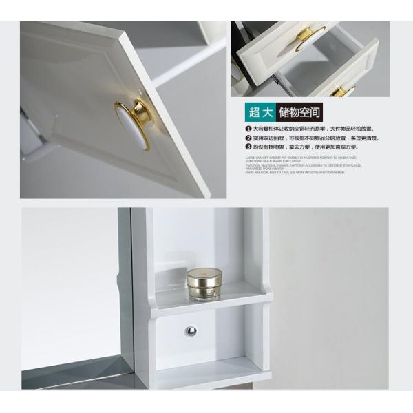 80 X48/cm PVC bathroom cabinet / wall cabinet / hung cabinet / white color for bathroom