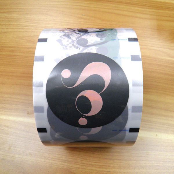 0.07mm Custom Bubble Tea Cup Milk Tea Sealer Film ISO For Ice Cream Packing