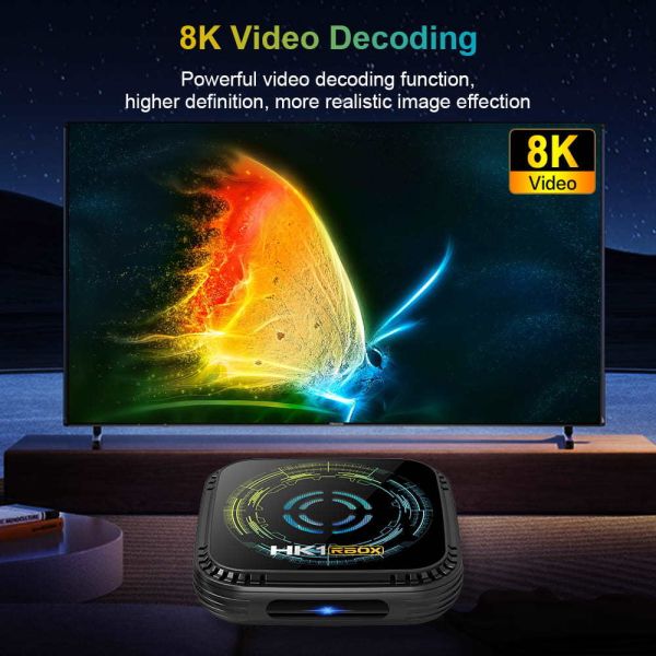 Wifi 6 Streaming TV Box 8k Hdr 10+ With Allwinner H728 Chip