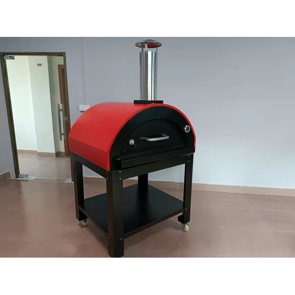 печь стали 410C CSA увольнятьая древесиной, на открытом воздухе деревянная плита с печью пиццы