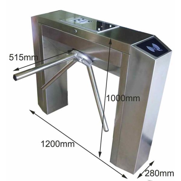 Bi ворот турникета моста ESD управление доступом AC220V 50HZ пешеходного дирекционное